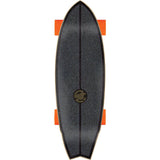Santa Cruz Flame Dot Shark Surf Skate Complete Cruzer - 31.52"
