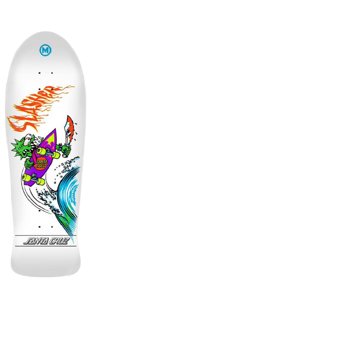Santa Cruz Meek OG Slasher Reissue Skateboard Deck - 10.1"