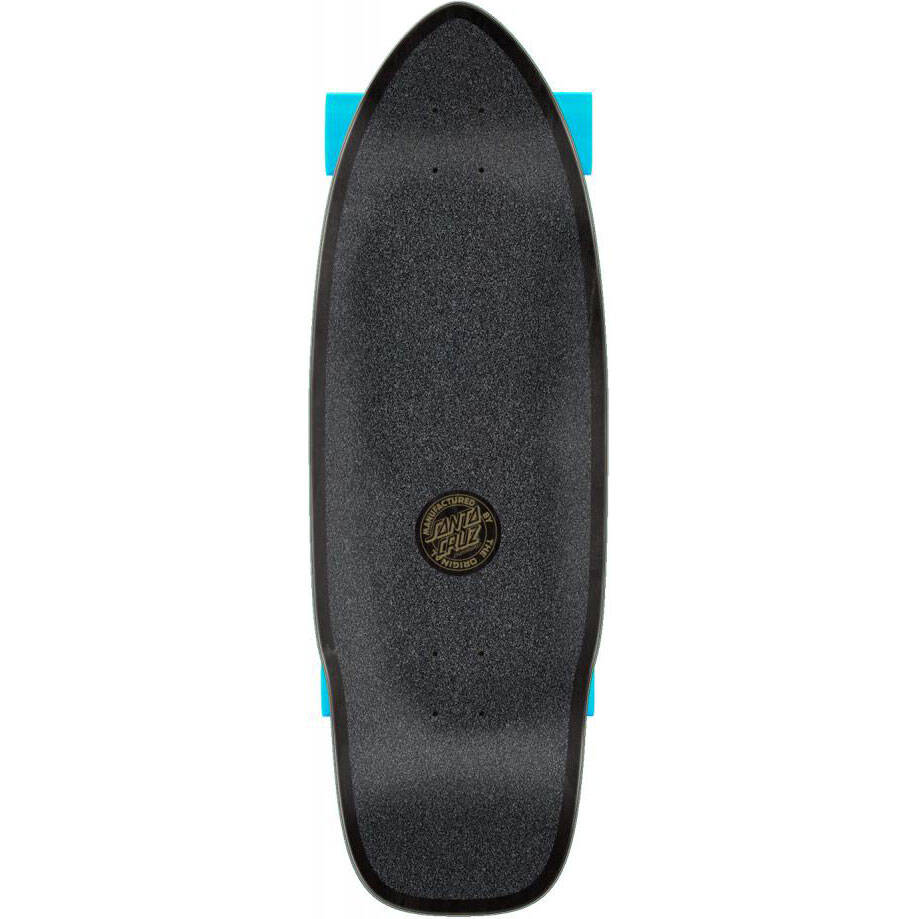 Santa Cruz Wave Dot Cut Back Surf Skate Complete Cruzer - 29.95"