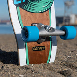 Santa Cruz Wave Dot Cut Back Surf Skate Complete Cruzer - 29.95"
