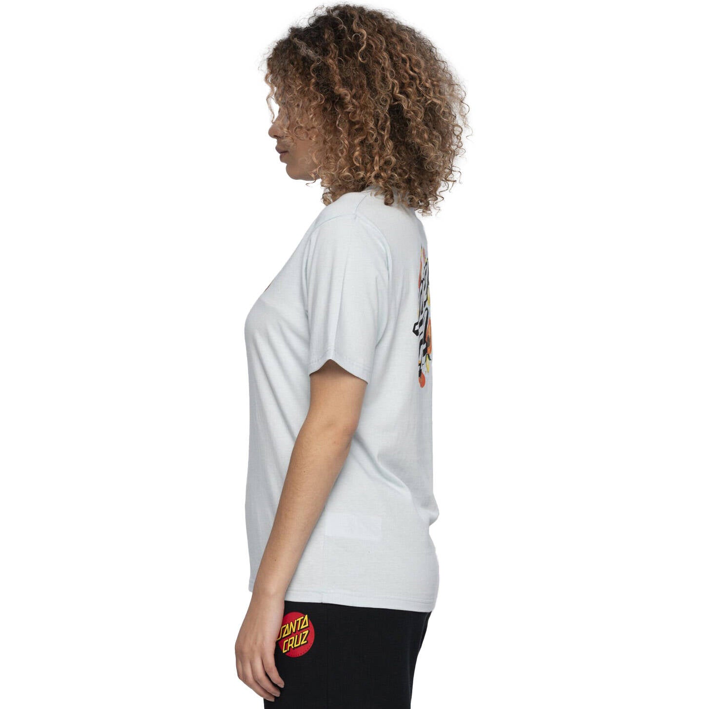 Santa Cruz Orchard Dot T Shirt - Baby Blue