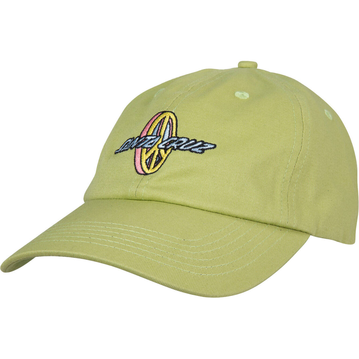Santa Cruz Peace Strip Cap - Celery