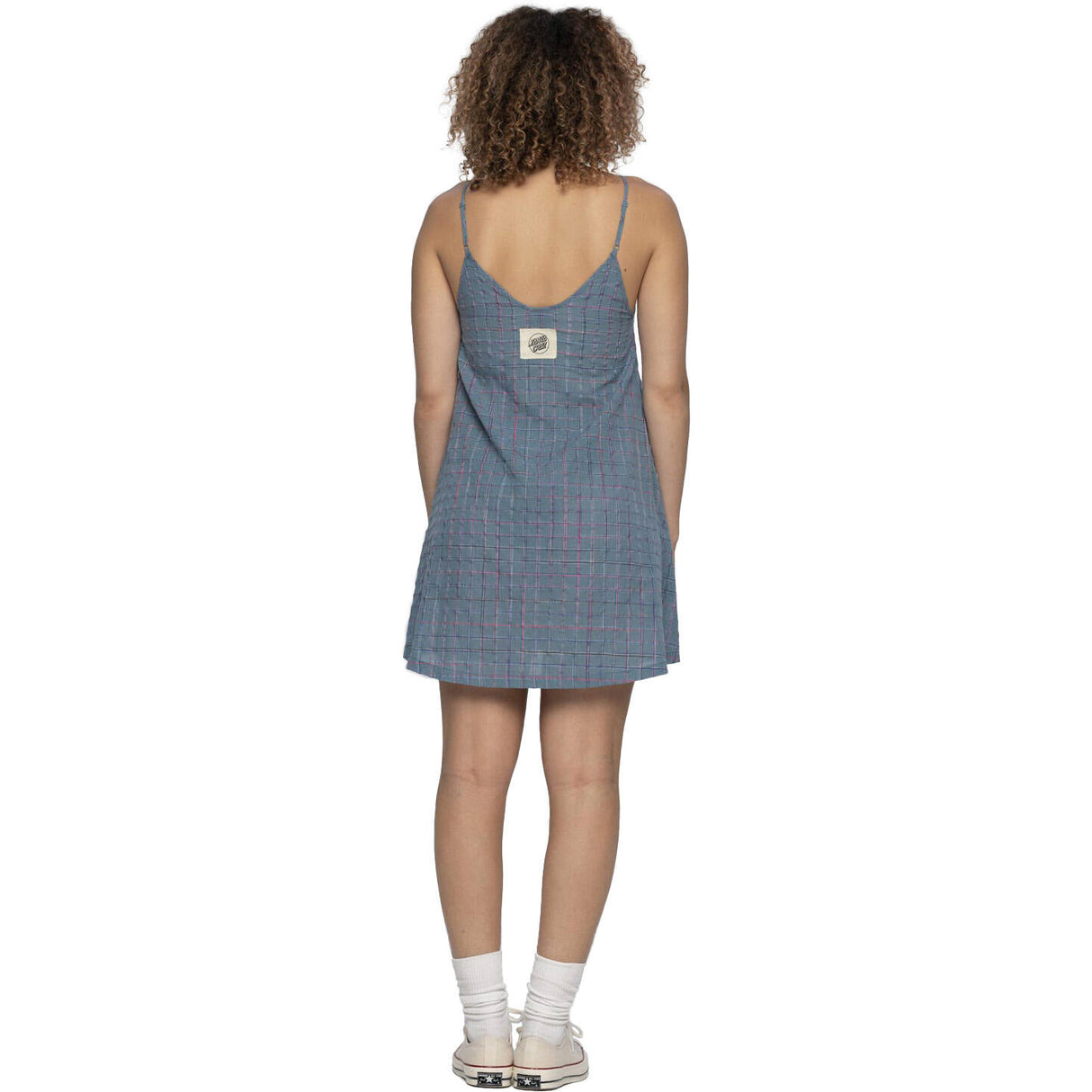 Santa Cruz Sundance Skater Dress - Blue Check