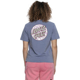 Santa Cruz Zebra Marble Dot T Shirt - Navy