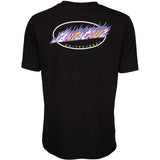 Santa Cruz Oval Flame Dot Fusion Womens T Shirt - Black