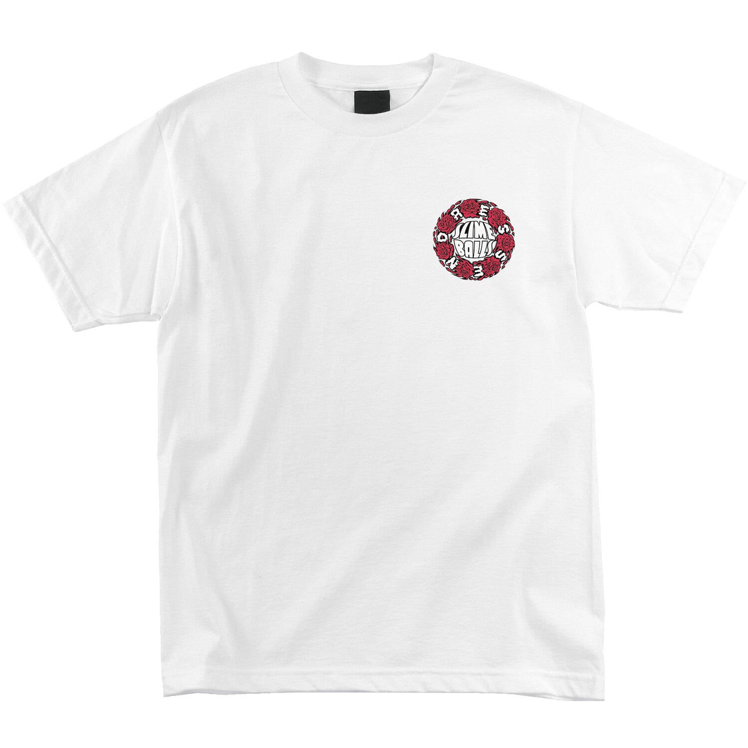 Santa Cruz Slime Balls Dressen Slime Roses T Shirt - White