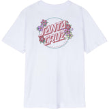 Santa Cruz Blooming Dot Womens T Shirt - White