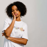 Santa Cruz Blooming Dot Womens T Shirt - White