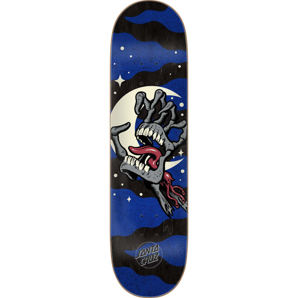 Santa Cruz Cosmic Bone Hand Skateboard Deck 8.25"