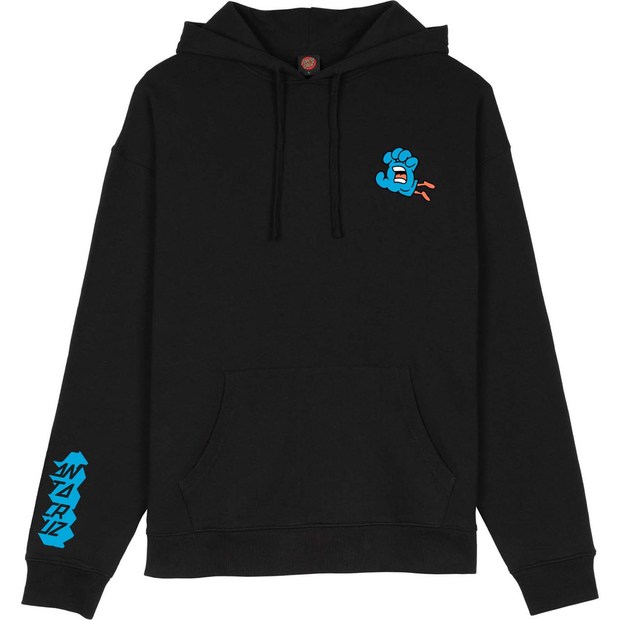 Santa Cruz Chisel Hand Hoodie - Black