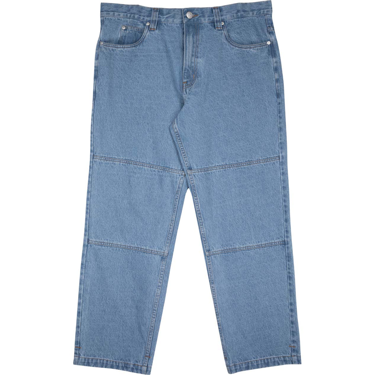 Santa Cruz Classic Label Panel Jeans - Light Blue