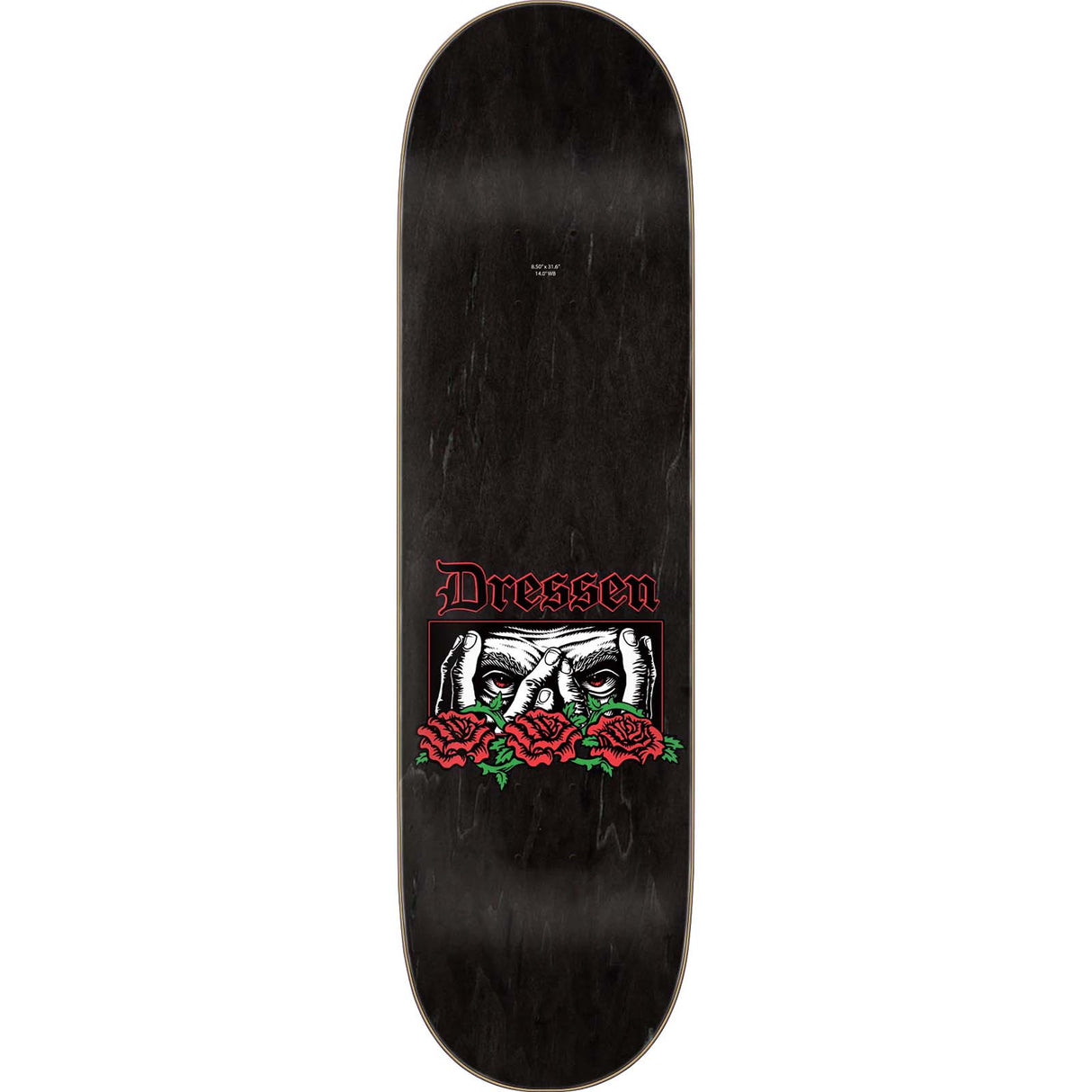 Santa Cruz Everslick Rose Vine Skateboard Deck - Dressen 8.5"