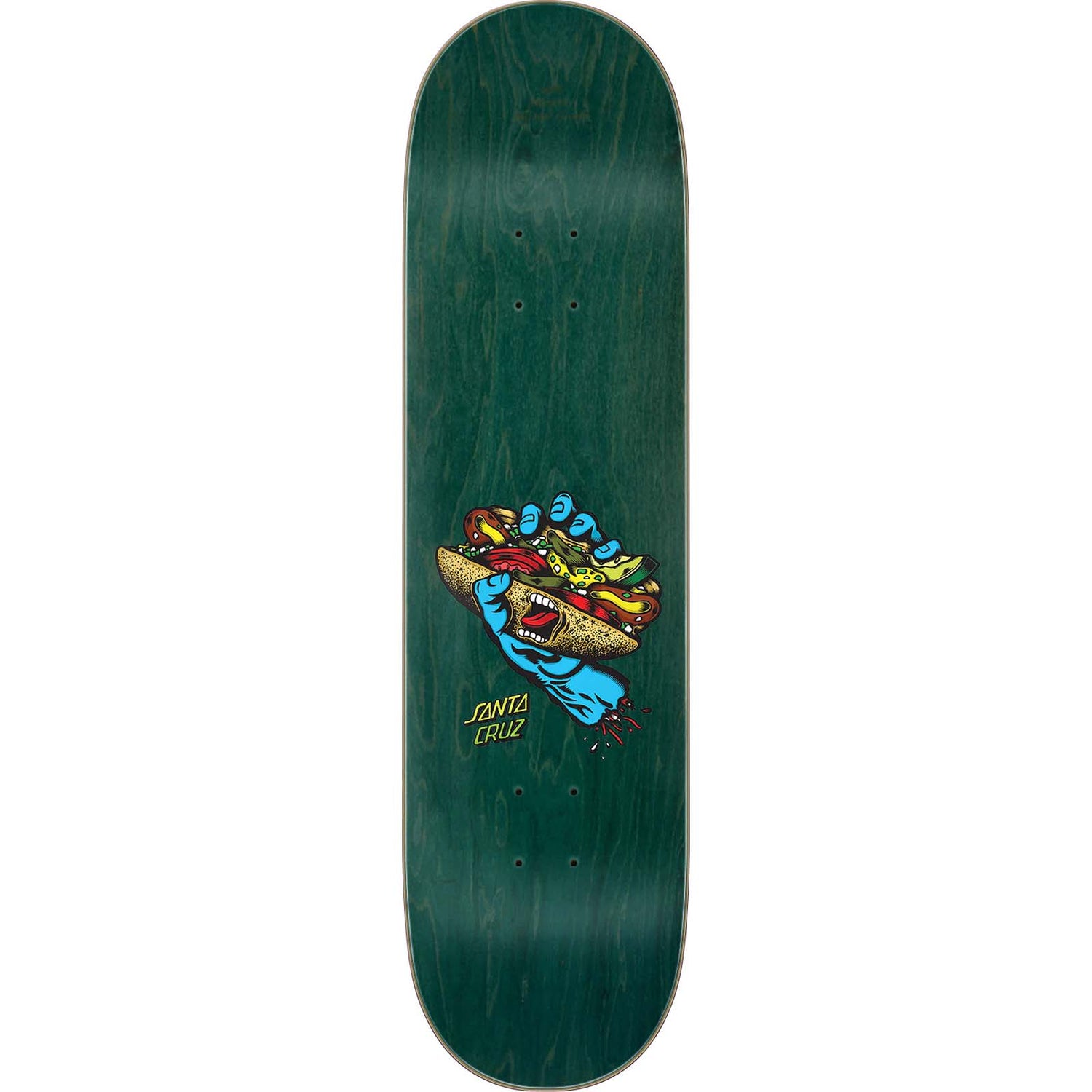 Santa Cruz Everslick Snacks Skateboard Deck - Braun 8.25"