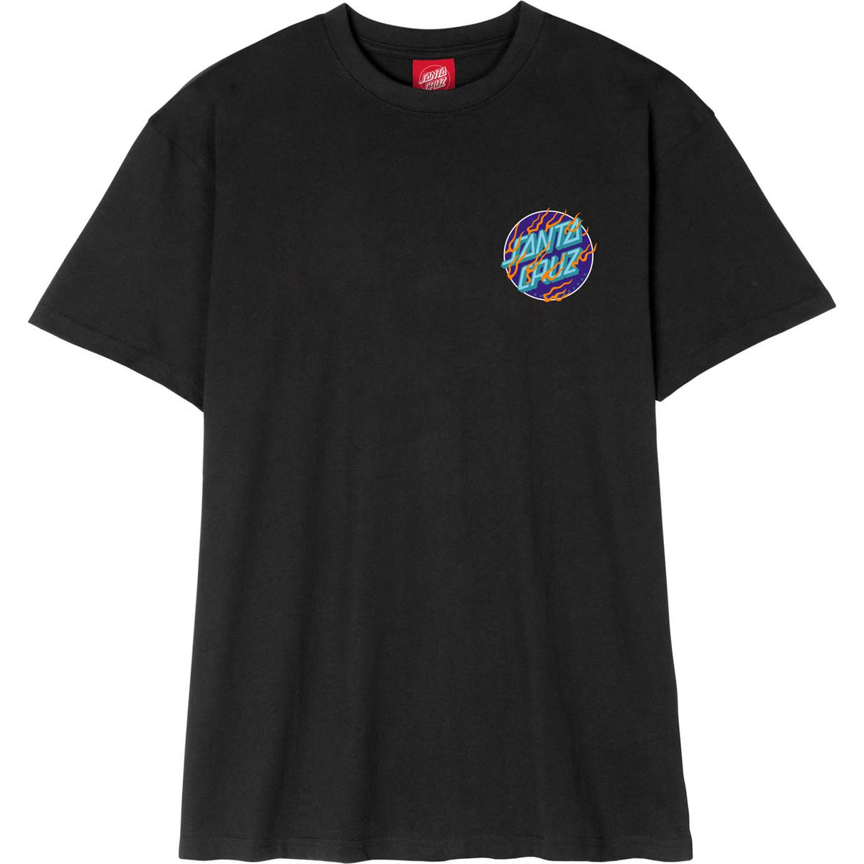 Santa Cruz Inferno Dots T Shirt - Black
