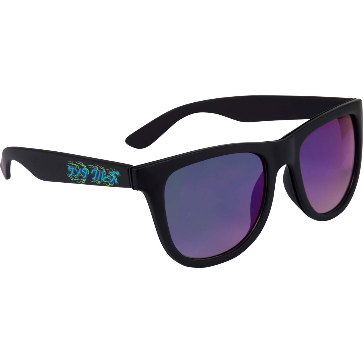 Santa Cruz Inferno Strip Sunglasses - Black/Black