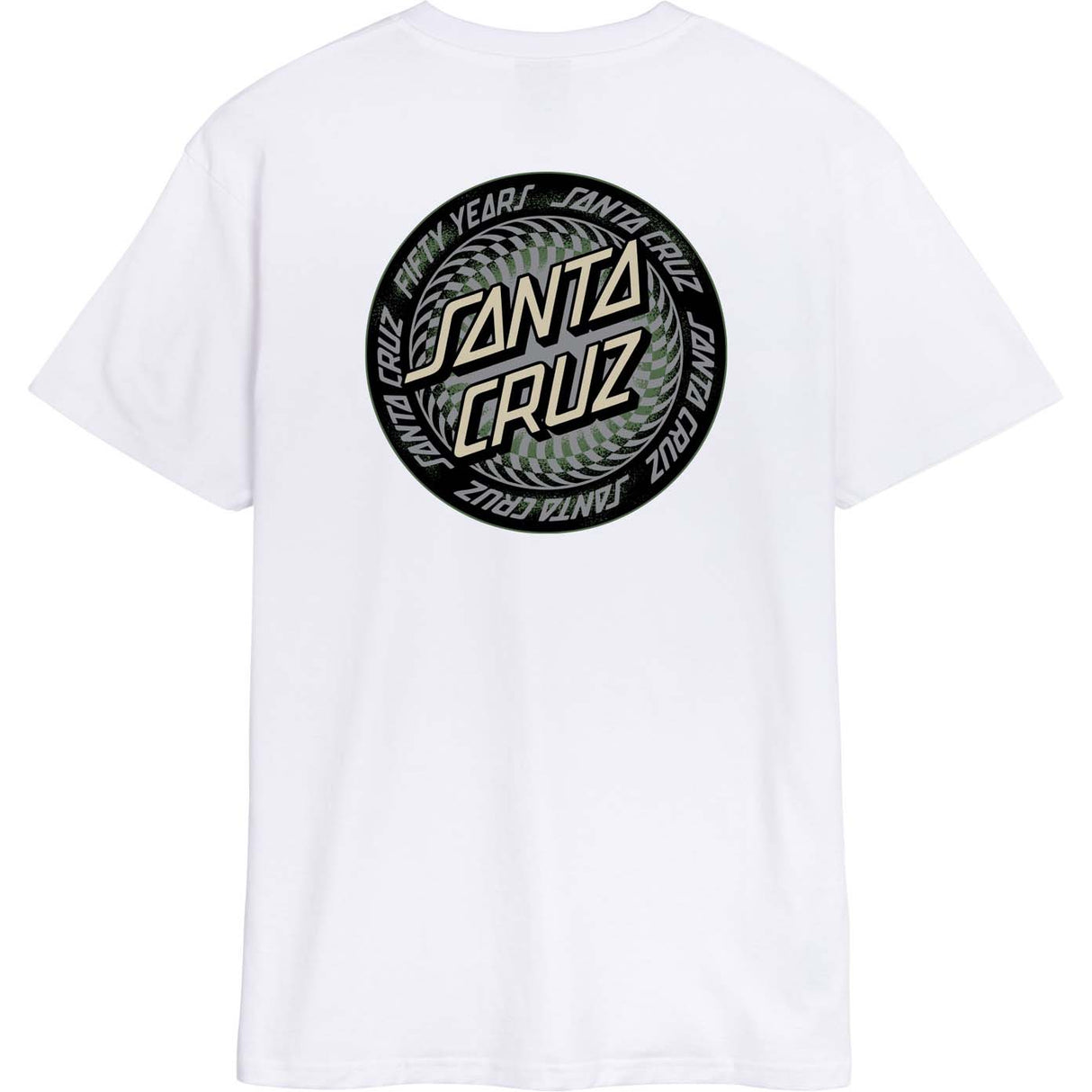 Santa Cruz Infinite Ringed Dot T Shirt - White