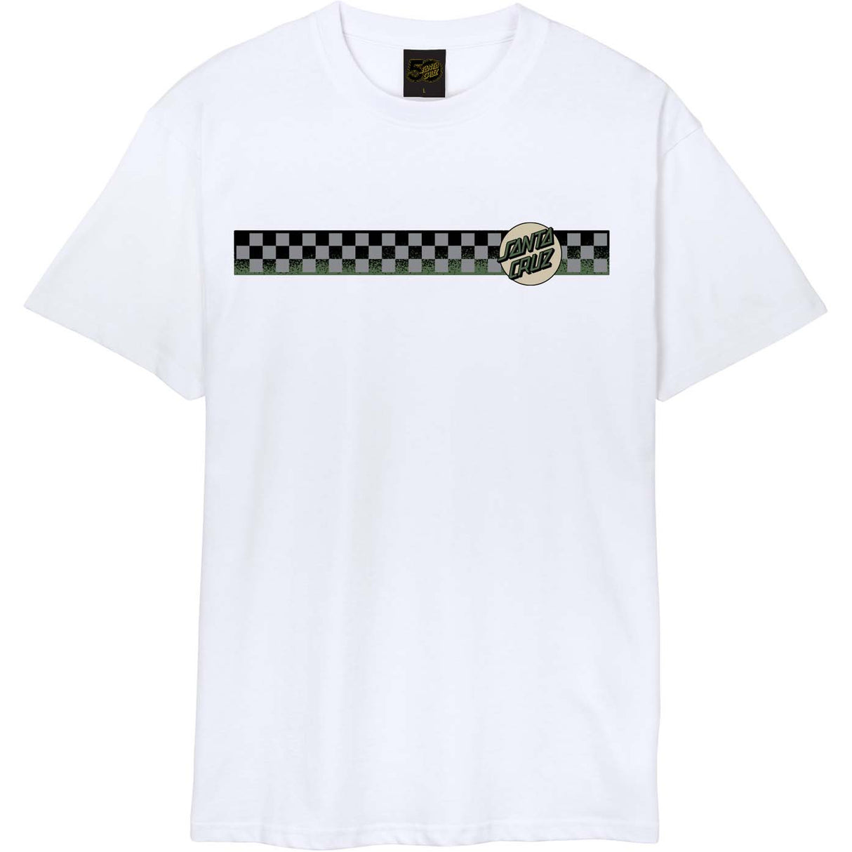 Santa Cruz Infinite Ringed Dot T Shirt - White