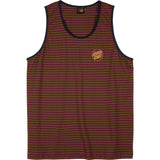 Santa Cruz 50th Opus Dot Chest Vest - Brown Stripe