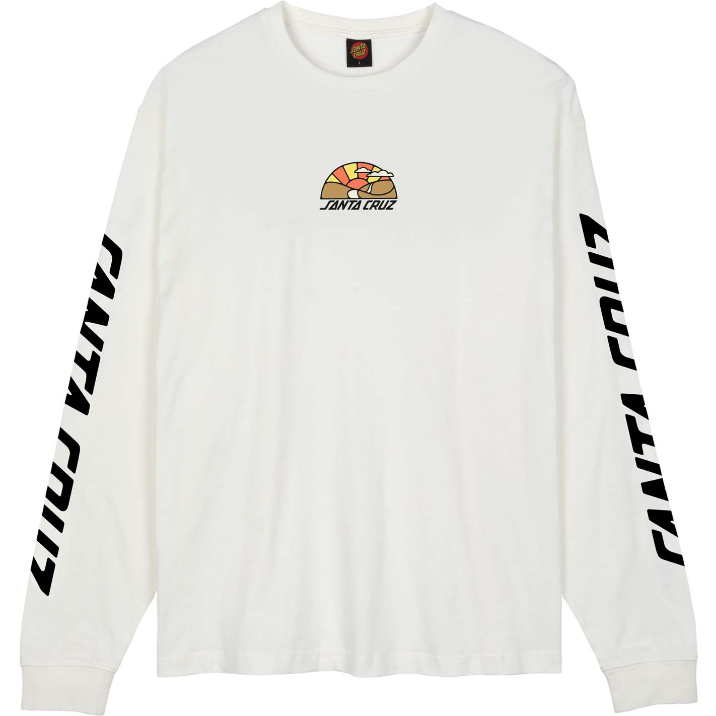 Santa Cruz Pathway Longsleeve T Shirt - Optic White
