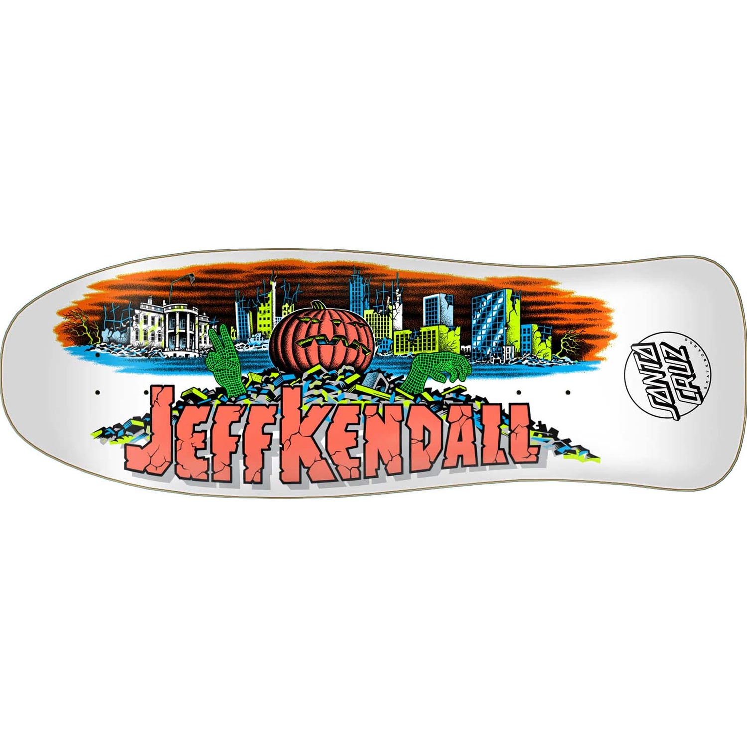 Santa Cruz Reissue Pumpkin Skateboard Deck - Kendall 10"