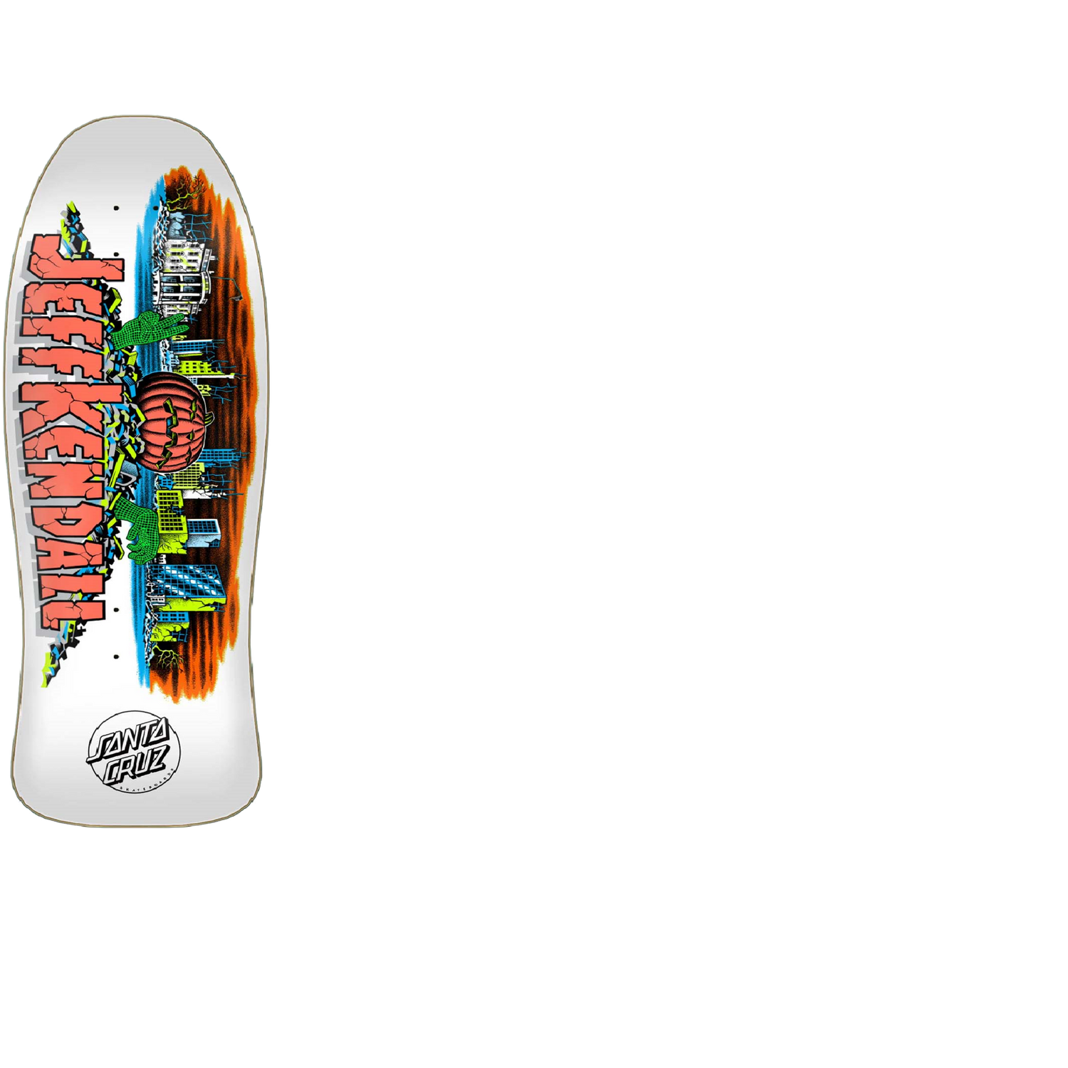 Santa Cruz Reissue Pumpkin Skateboard Deck - Kendall 10"
