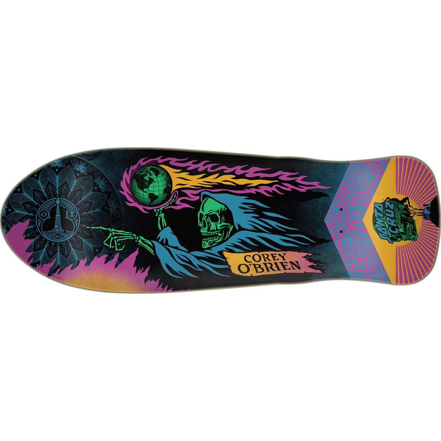 Santa Cruz Reissue Reaper Skateboard Deck - OBrien 9.85"