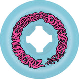 Santa Cruz Roskopp Vomits Skateboard Wheels - Blue 60mm