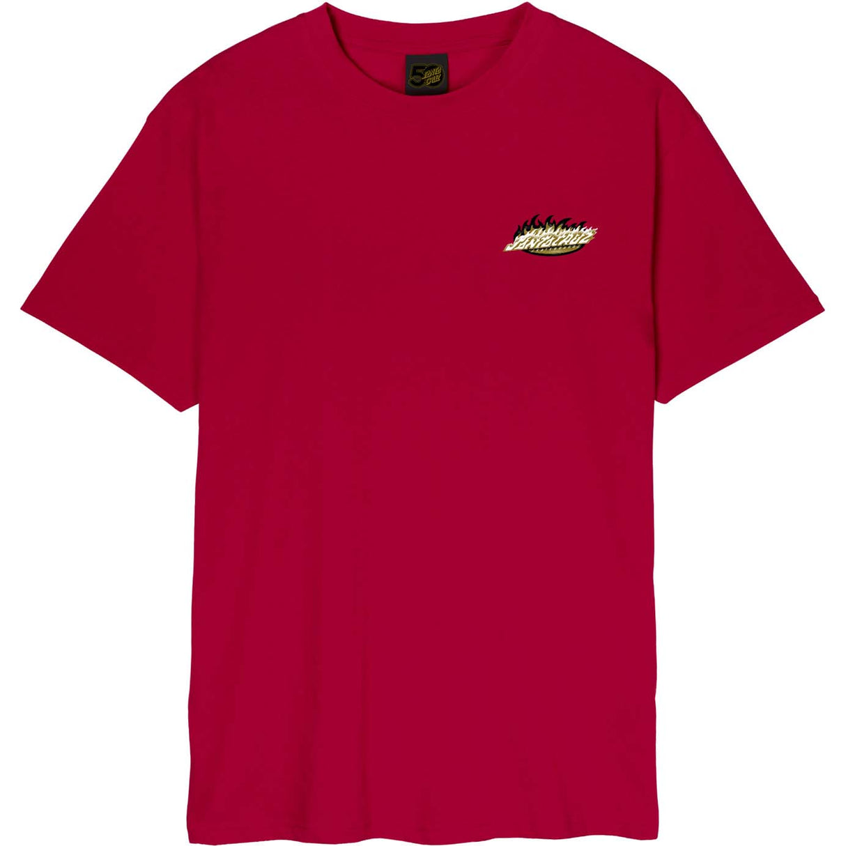 Santa Cruz Ultimate Flame Dot T Shirt - Blood