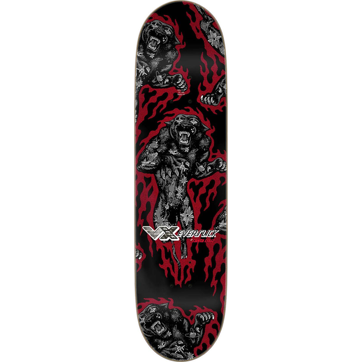 Santa Cruz VX Everslick Misprint Cosmic Skateboard Deck - Asta 8"
