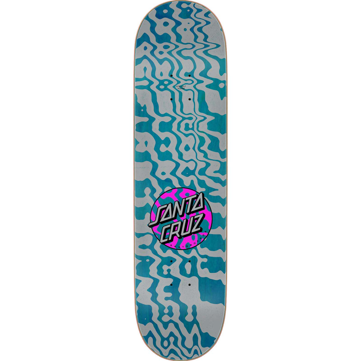 Santa Cruz Zebra Marble Dot Skateboard Deck 8.125"