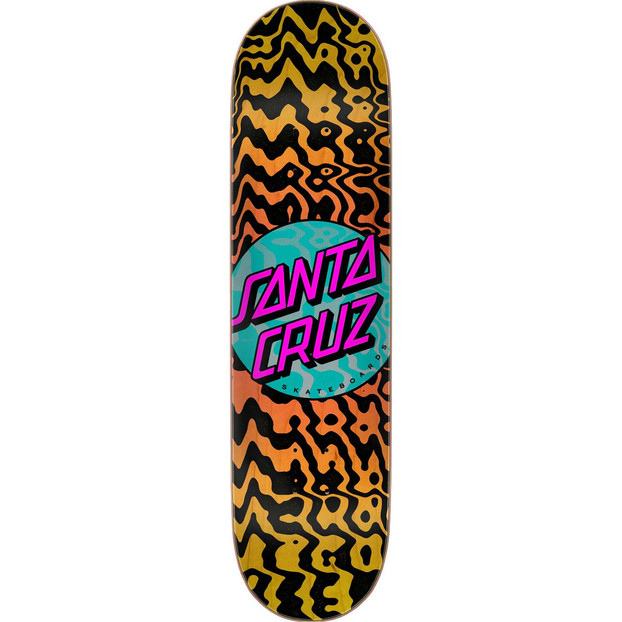 Santa Cruz Zebra Marble Dot Skateboard Deck 8.125"