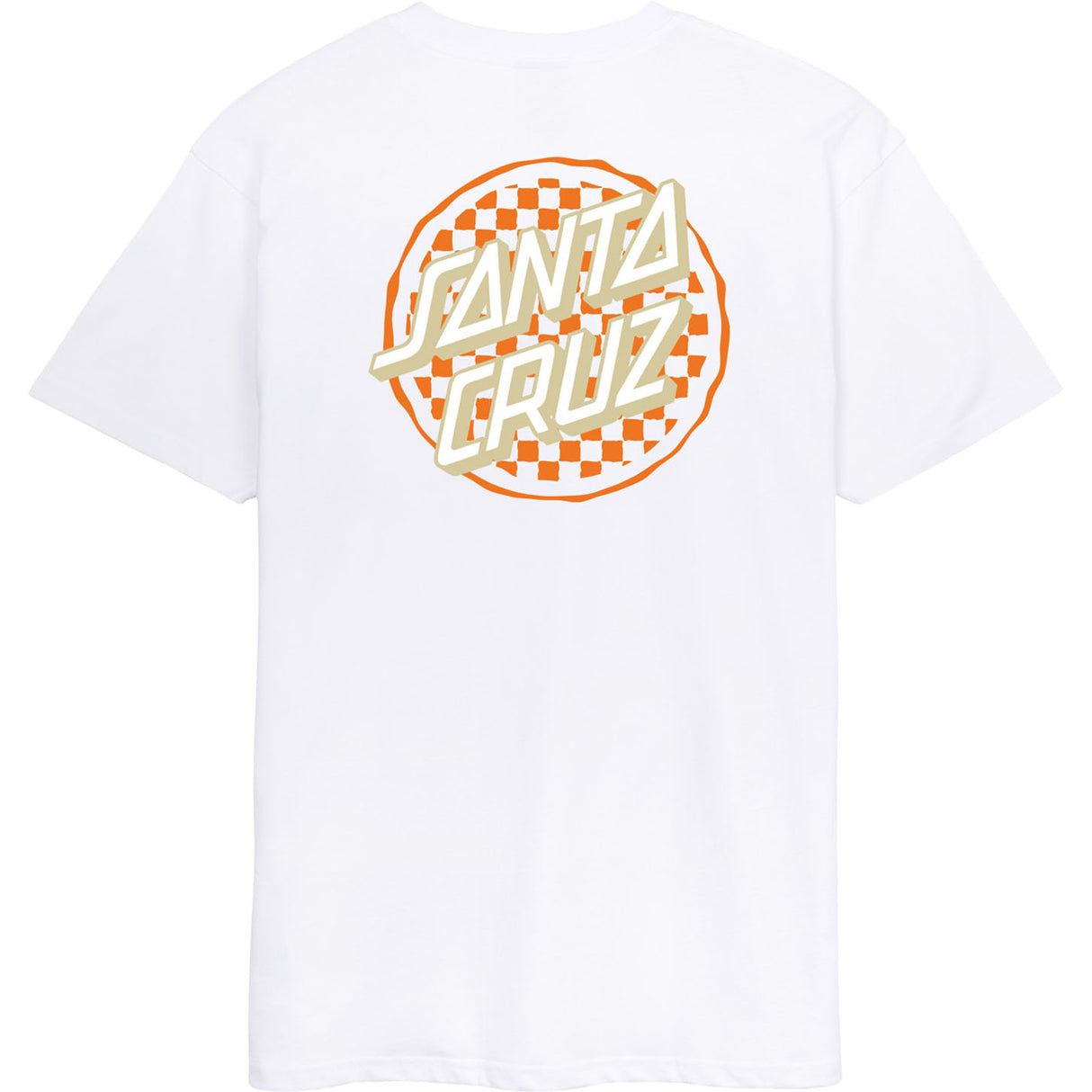 Santa Cruz Breaker Check Opus Dot T Shirt - White