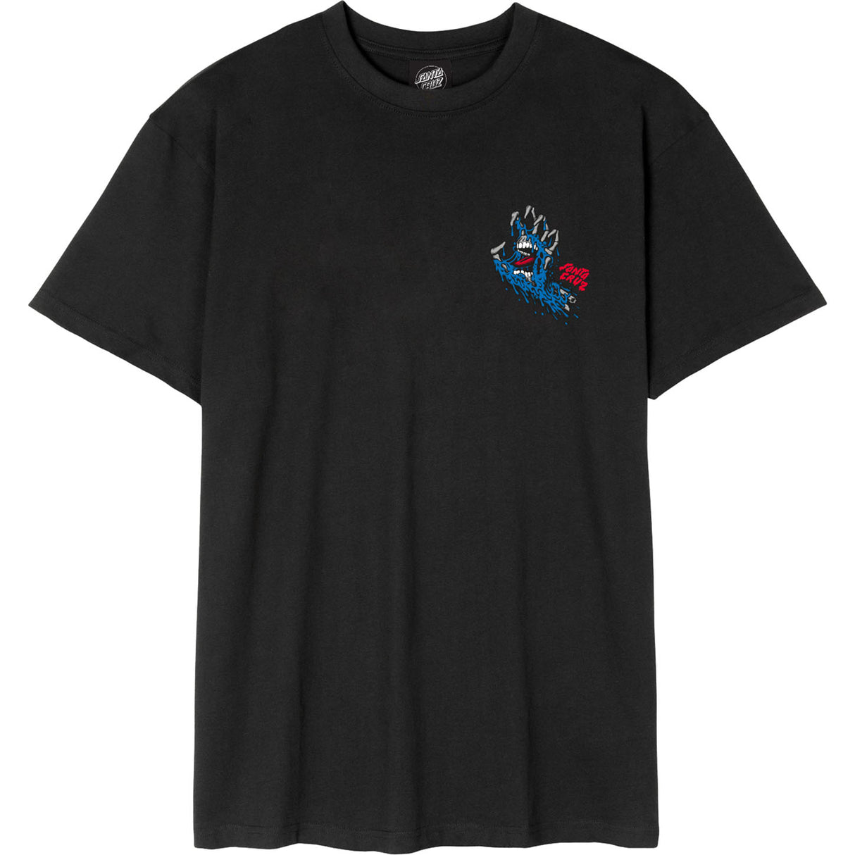 Santa Cruz Melting Hand T Shirt - Black