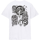 Santa Cruz Roskopp Evo 2 T Shirt - White