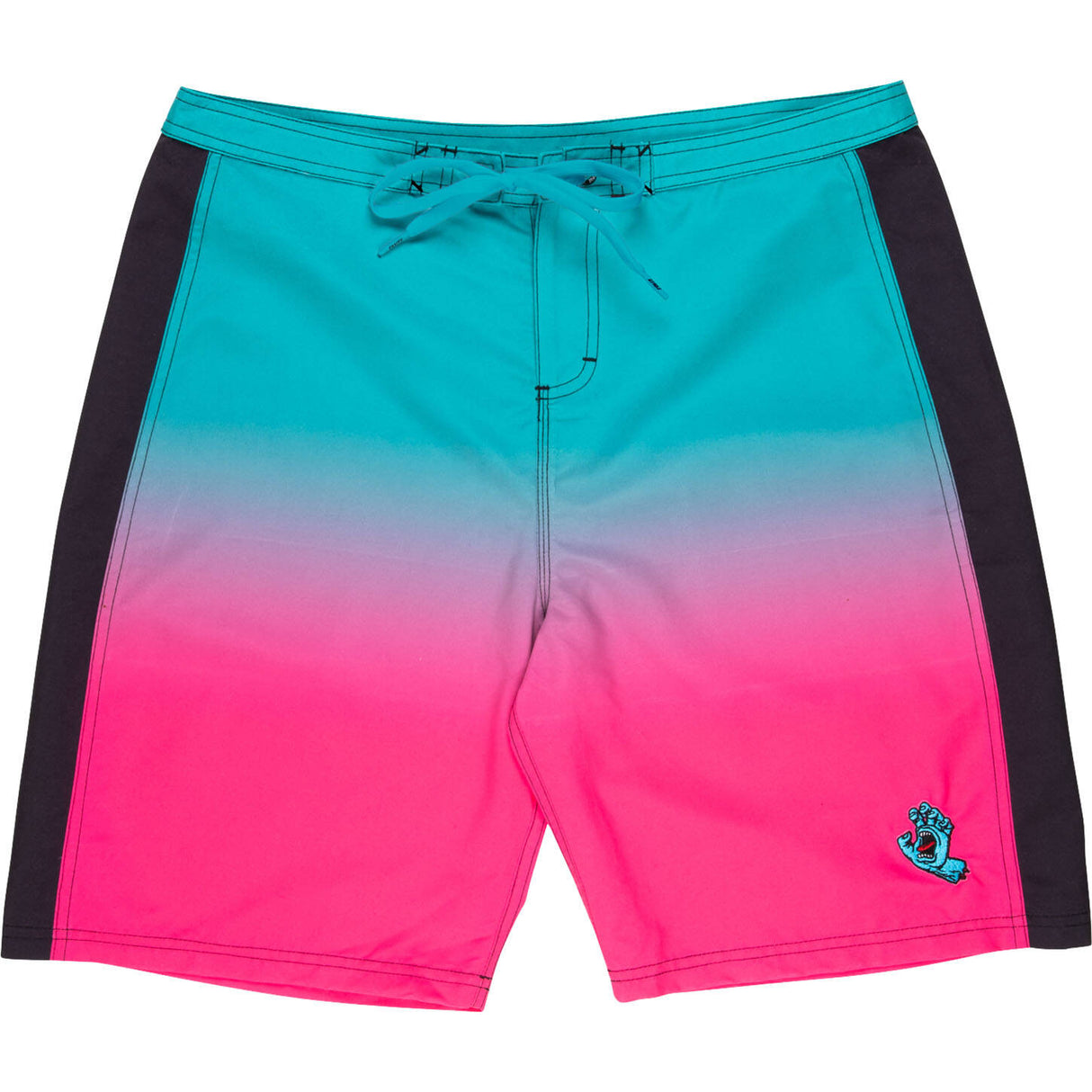 Santa Cruz Screaming Hand Panel Boardshorts - Pink Fade