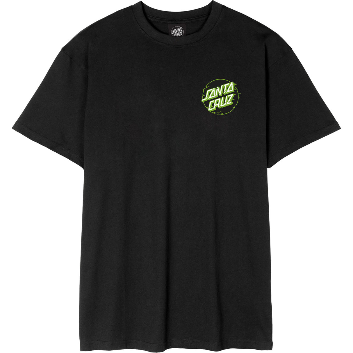 Santa Cruz Toxic Skull T Shirt - Black
