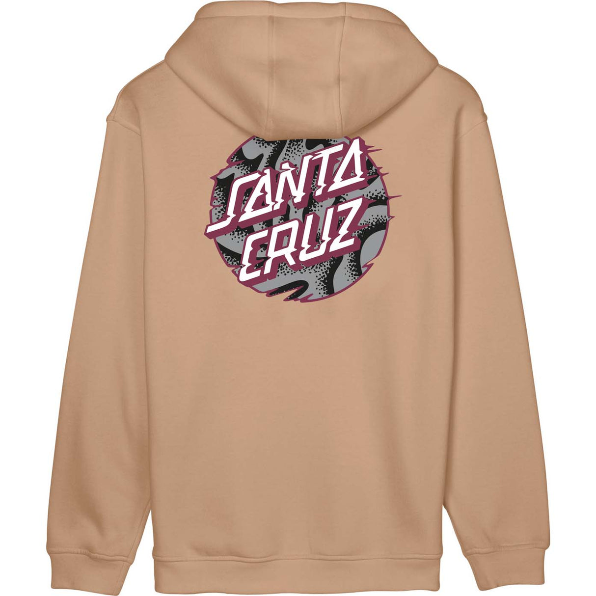 Santa Cruz Vivid Slick Dot Hoodie - Taupe