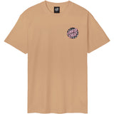 Santa Cruz Vivid Slick Dot T Shirt - Taupe
