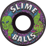 Slime Balls Alien Mini OG Skateboard Wheels - Black 54.5mm