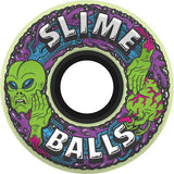 Slime Balls Alien OG Skateboard Wheels - GITD 60mm