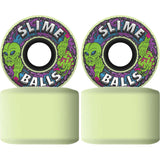 Slime Balls Alien OG Skateboard Wheels - GITD 60mm