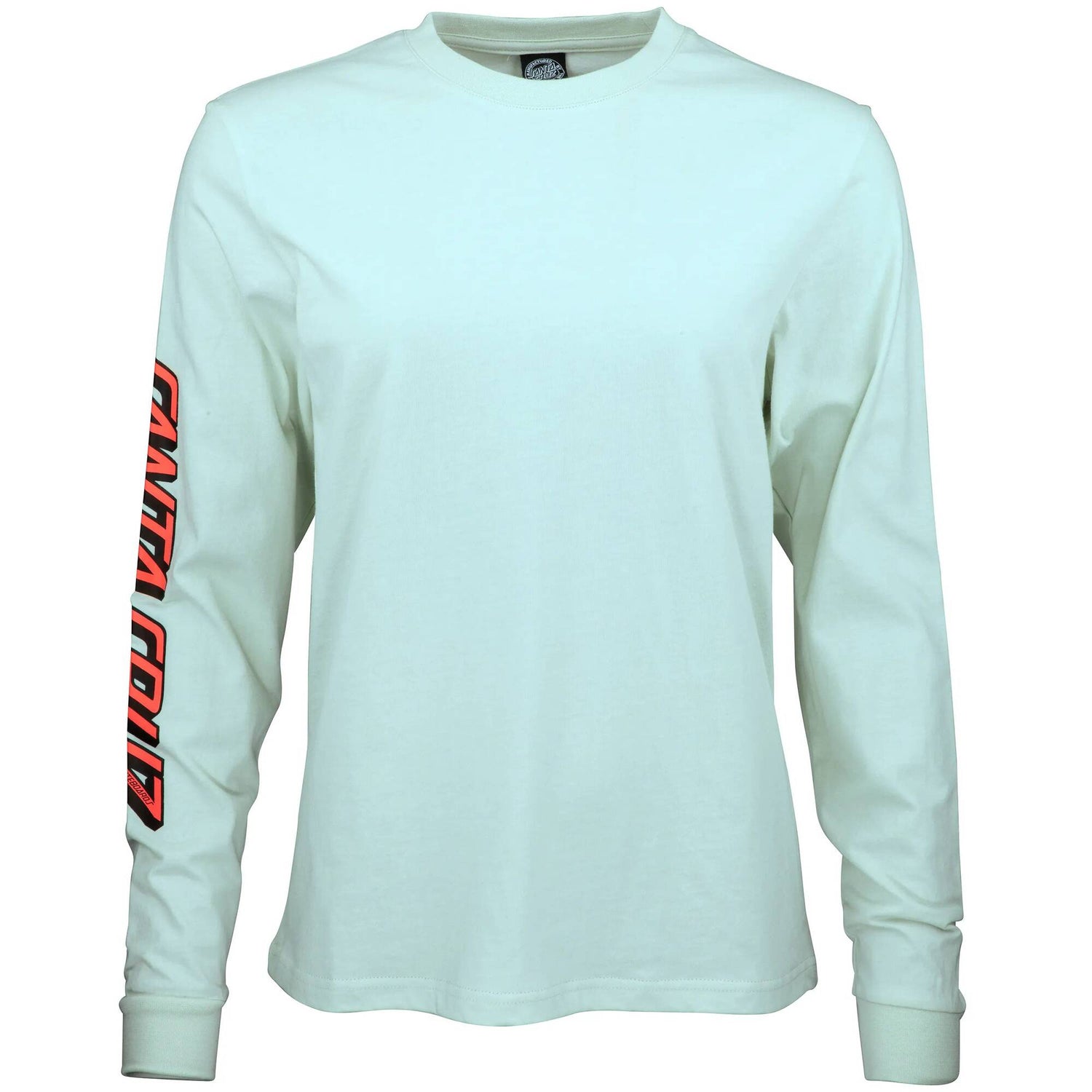 Santa Cruz Womens Broken Dot Long Sleeve T Shirt - Barely Blue Womens 10