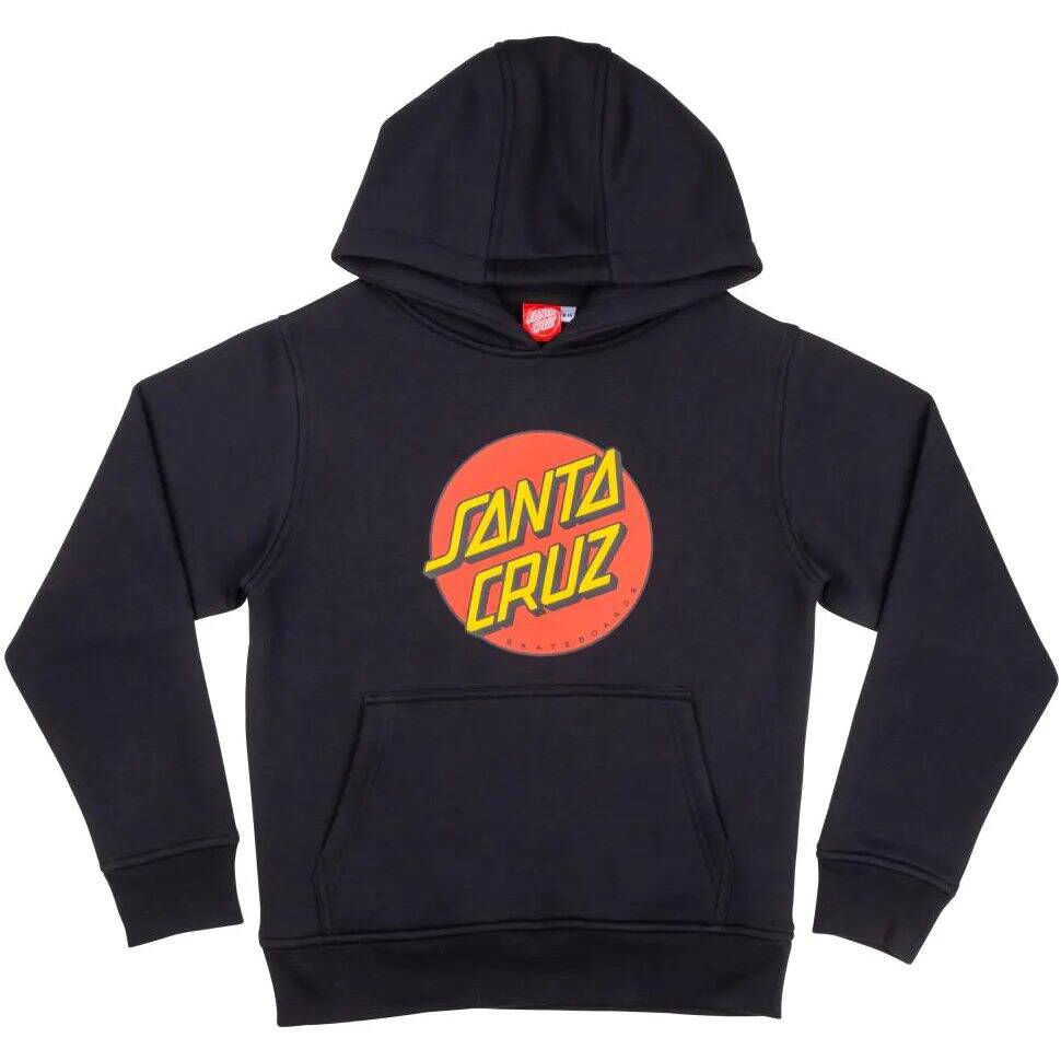 Santa Cruz Youth Classic Dot Hoodie - Black Yth LRG
