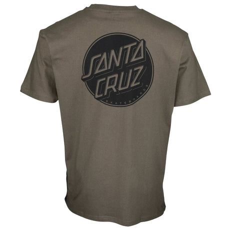 Santa Cruz Contra Dot Mono T Shirt - Washed Black