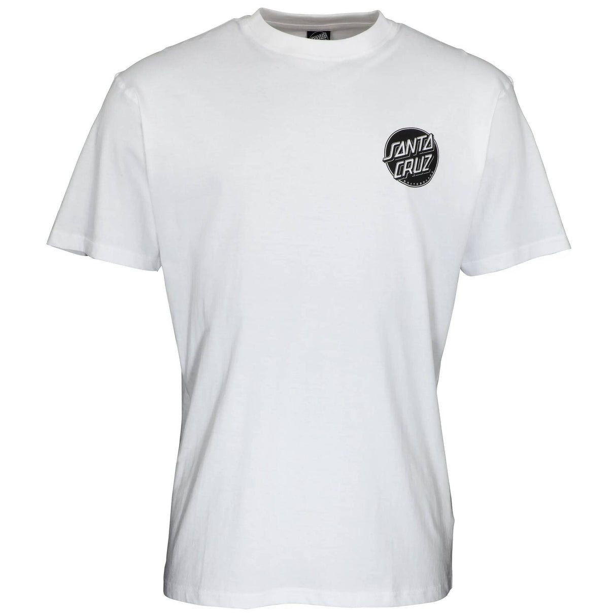 Santa Cruz Contra Dot Mono T Shirt - White SML