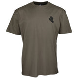 Santa Cruz Contra Hand Mono T Shirt - Washed Black