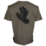 Santa Cruz Contra Hand Mono T Shirt - Washed Black