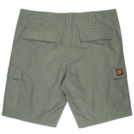 Santa Cruz Defeat Work Shorts - Military Green
