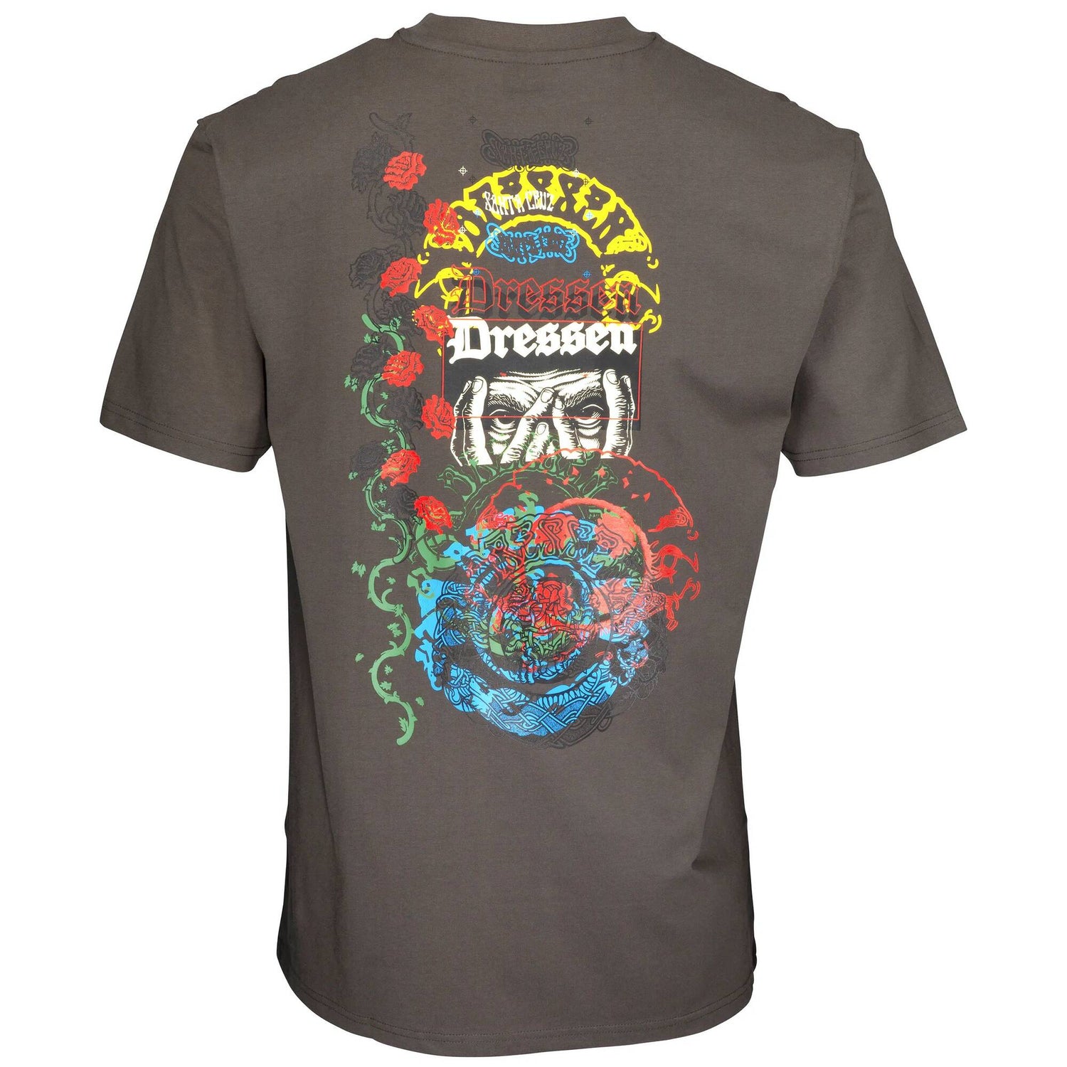 Santa Cruz Dressen Archive T Shirt - Washed Black