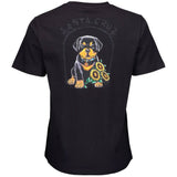 Santa Cruz Womens Dressen Dog House T Shirt - Black Wash